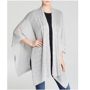 NWOT Anthropologie Gray Lightweight Kimono